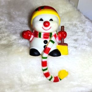 Vintage 80's Christmas Stocking Holder